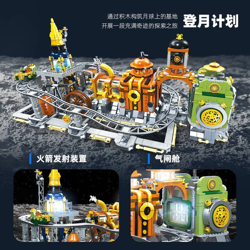 Jiestar JJ9114 - Steampunk: Lunar Base