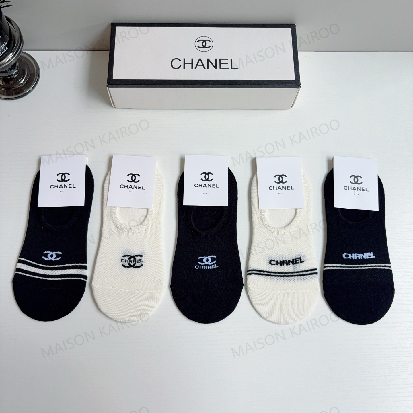 Chanel Socks 5-Pack - KAIROO