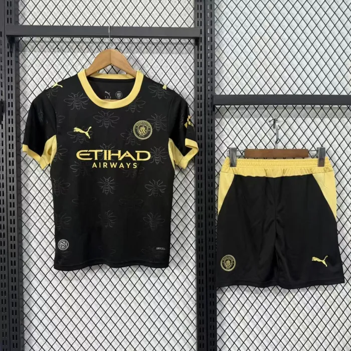 Kids Manchester City Away Suit 26/27