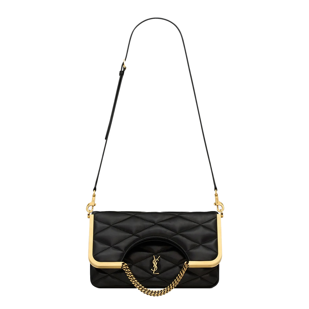 Saint Laurent YSL 87 Sheepskin Metal Flap Bag (Mirror Quality)