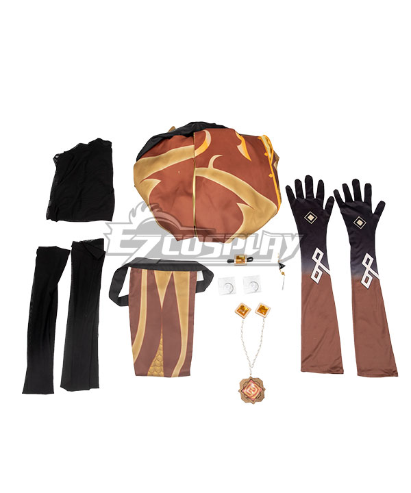 Genshin Impact Zhongli Female Cosplay Costume
