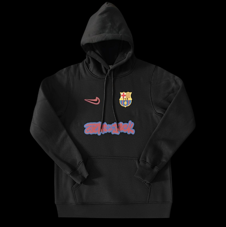 25/26 Barcelona Black Cactus Jack Hoodie -7 Colors
