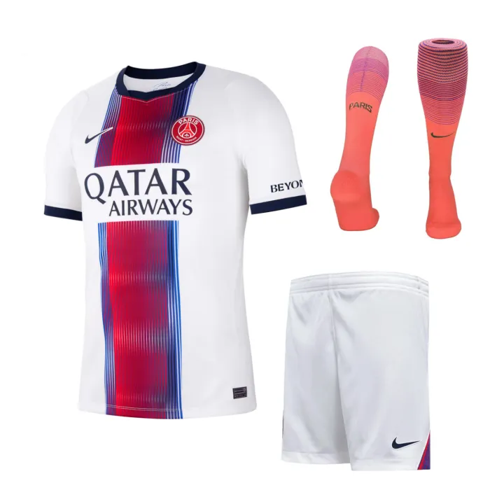 Kids PSG Away Suit & Socks 26/27 | Soc Jersey - Premium Football Jersey