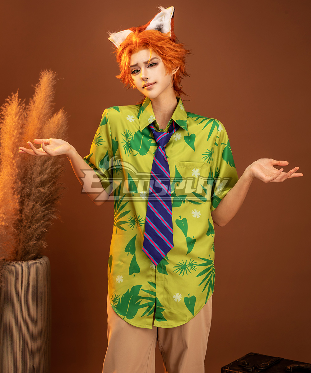 Zootopia Nicholas P.Wilde Fox Nick Cosplay Costume