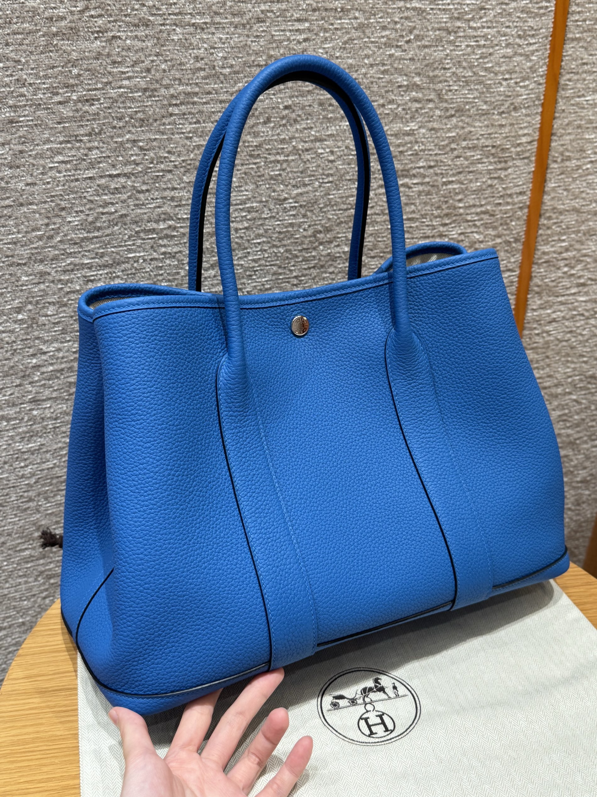 Hermes Blue Hydra Negonda Garden Party 36
