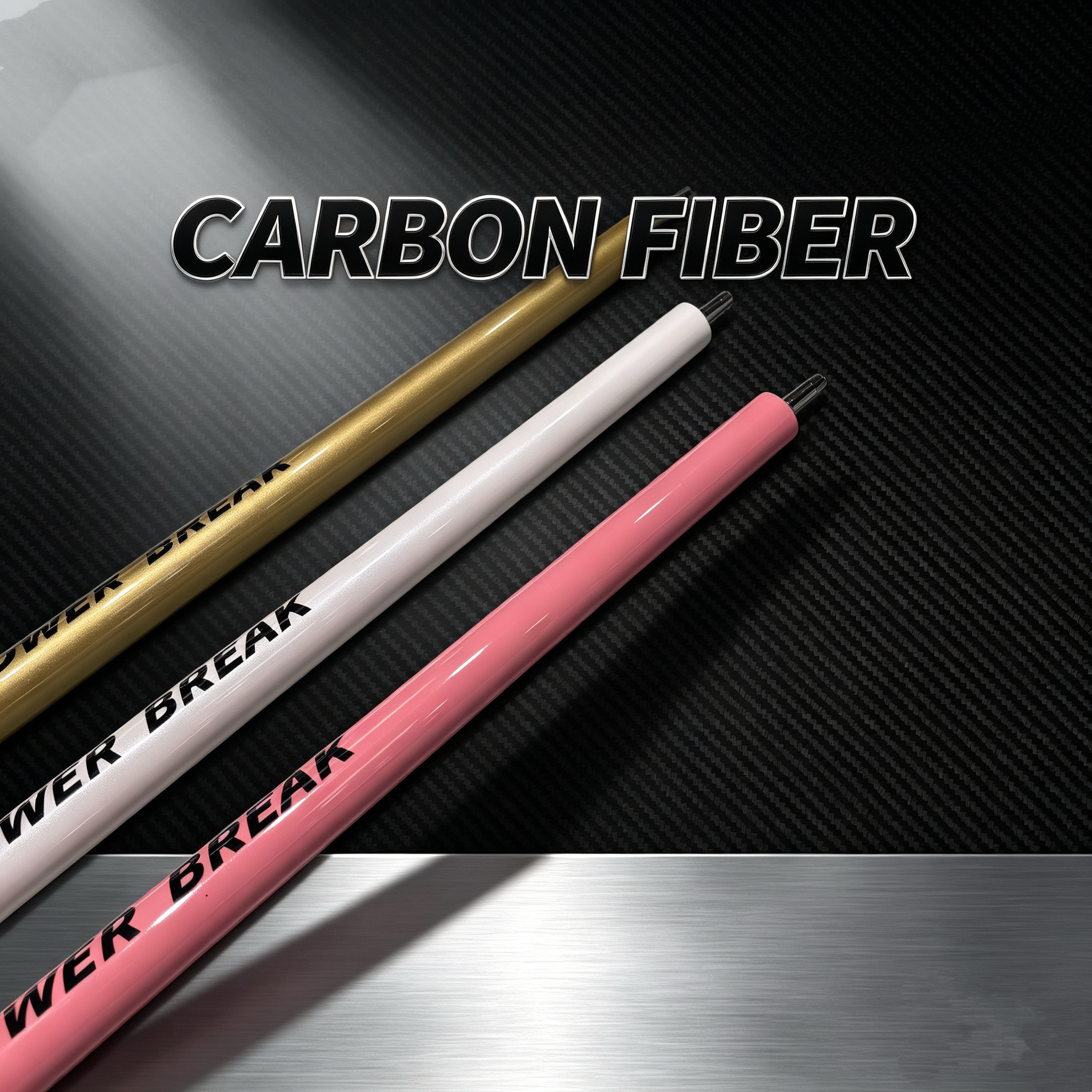 14mm Carbon Fiber Break Cue for 8-Ball & 9-Ball Competition