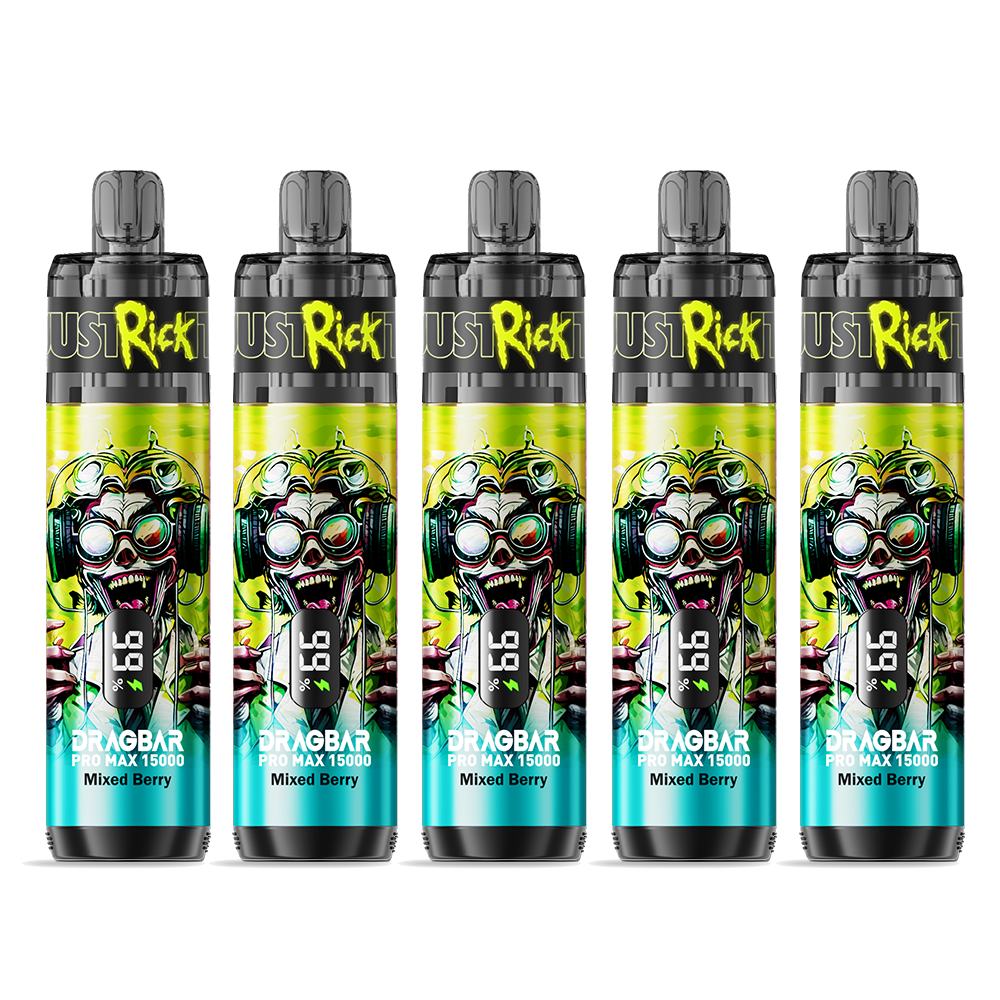 [5-Pack Bundle] Dragbar Pro Max 15K Disposable Vape (2%,15000 Puffs)