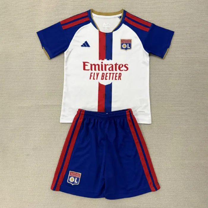 Kids Lyon Home Suit 26/27 | Soc Jersey - Premium Football Jersey