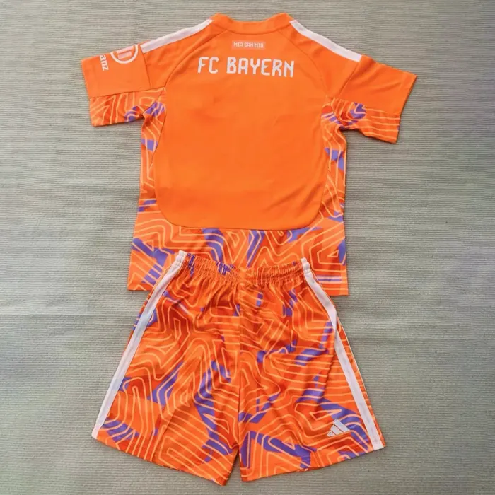 Kids Bayern Munich Goalkeeper Jersey Suit 26/27 | Soc Jersey - Premium Football Jersey