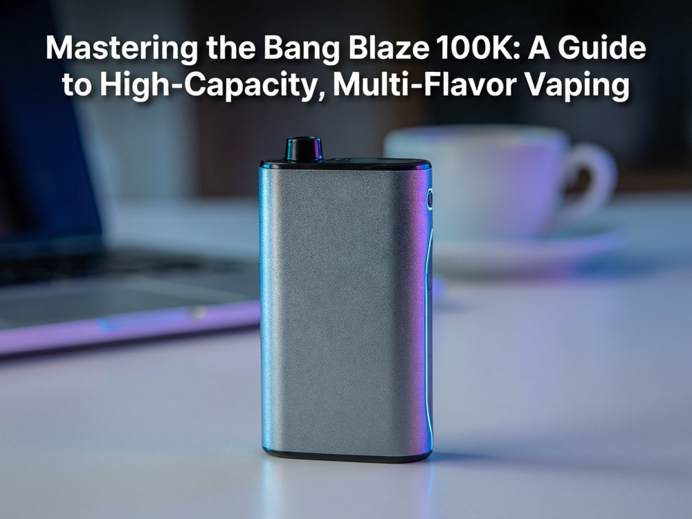 Mastering the Bang Blaze 100K: A Guide to High-Capacity, Multi-Flavor Vaping
