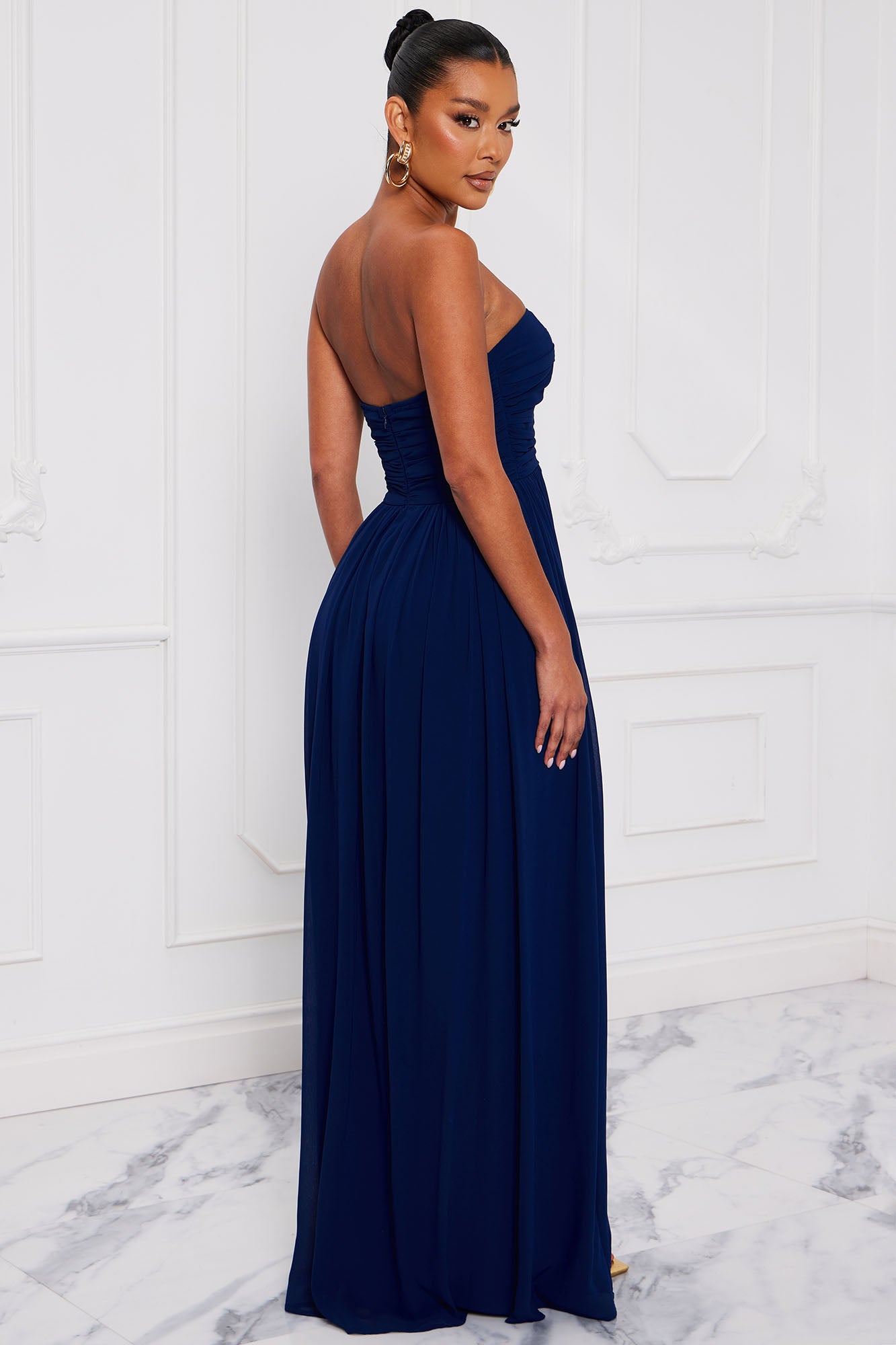 Subtle Beauty Maxi Dress - Navy