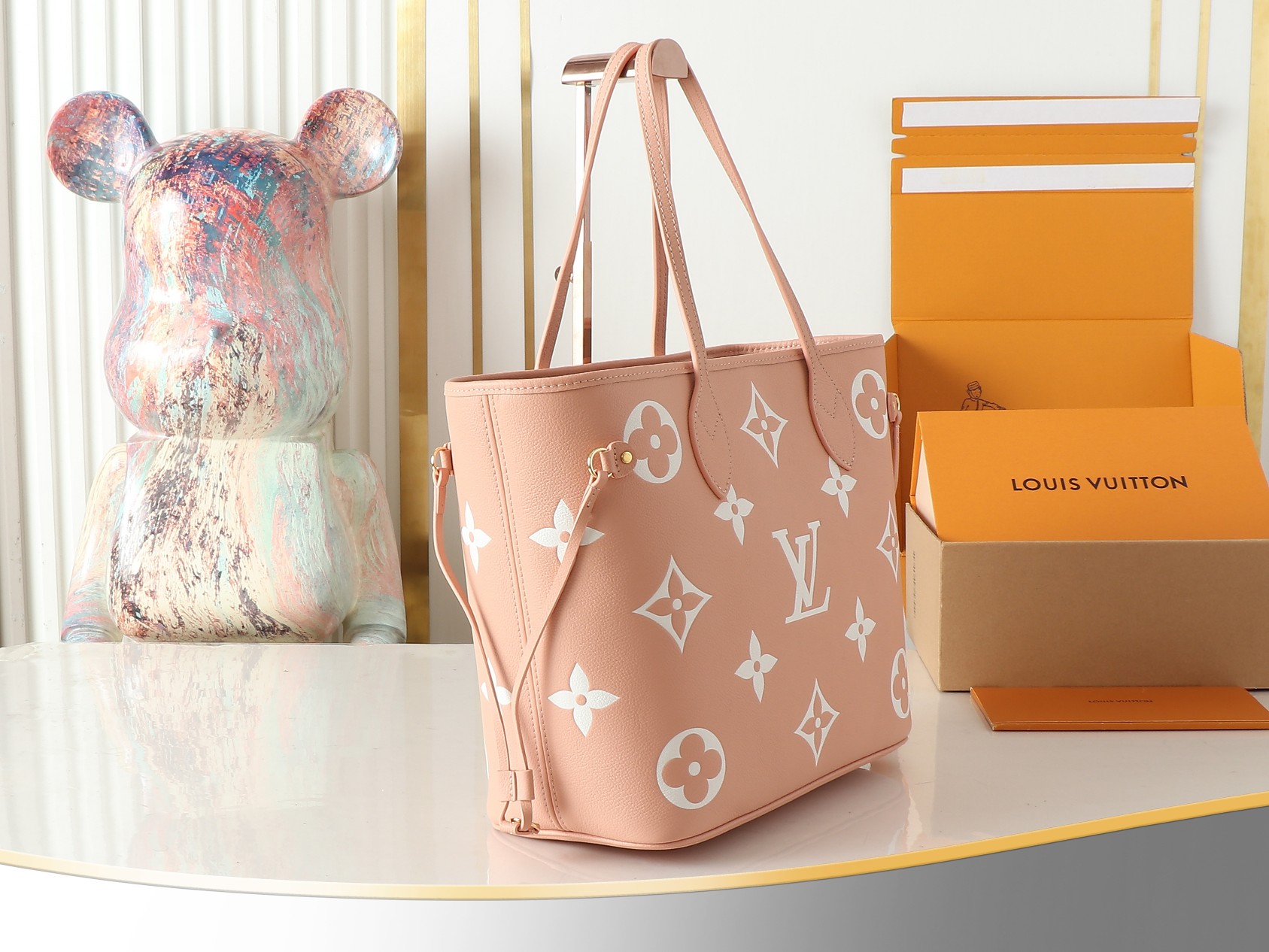 Louis Vuitton LV Neverfull Emeinte Bag
