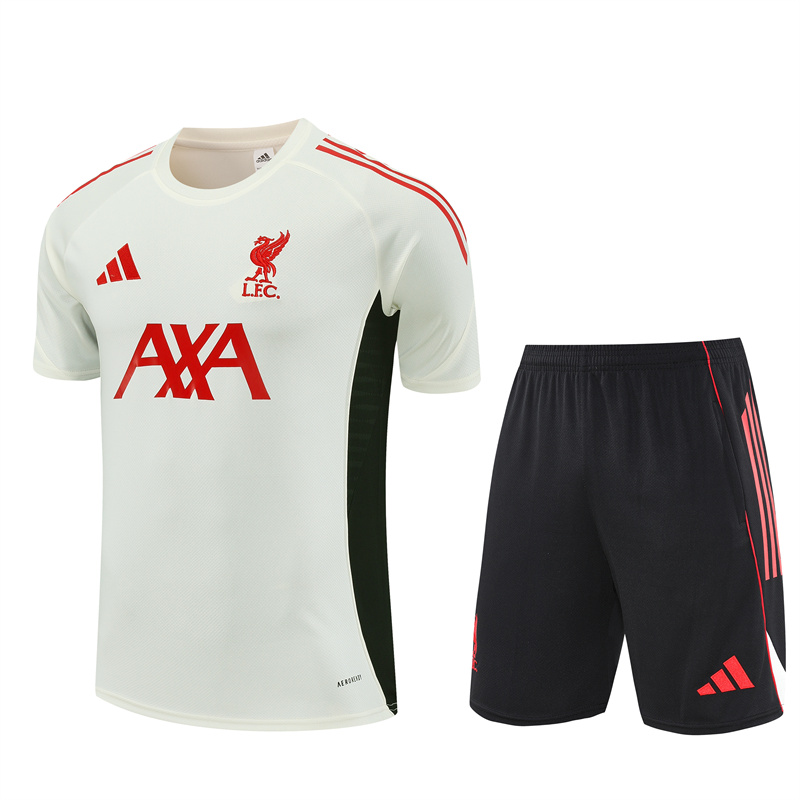 Short Sleeves LVP Training Suit Cream