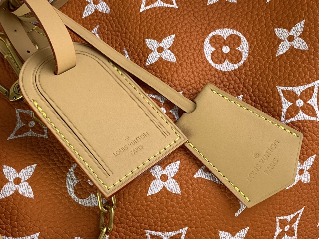 Louis Vuitton Speedy P9 Bandouliere 40 Monogram Leather Travel Bag