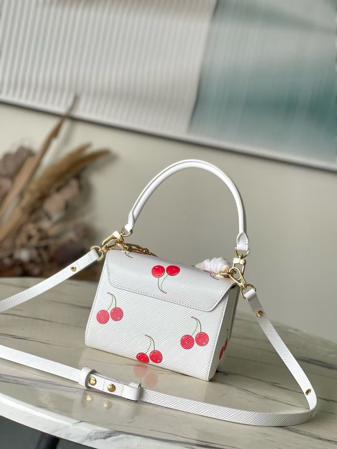 Louis Vuitton x Takashi Murakami LV cherry print crossbody Mini bag