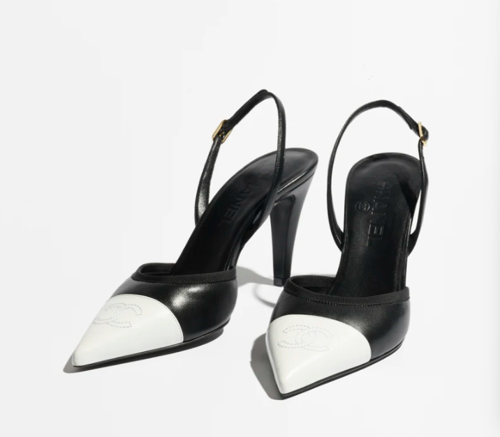 Chanel Leather Slingback
