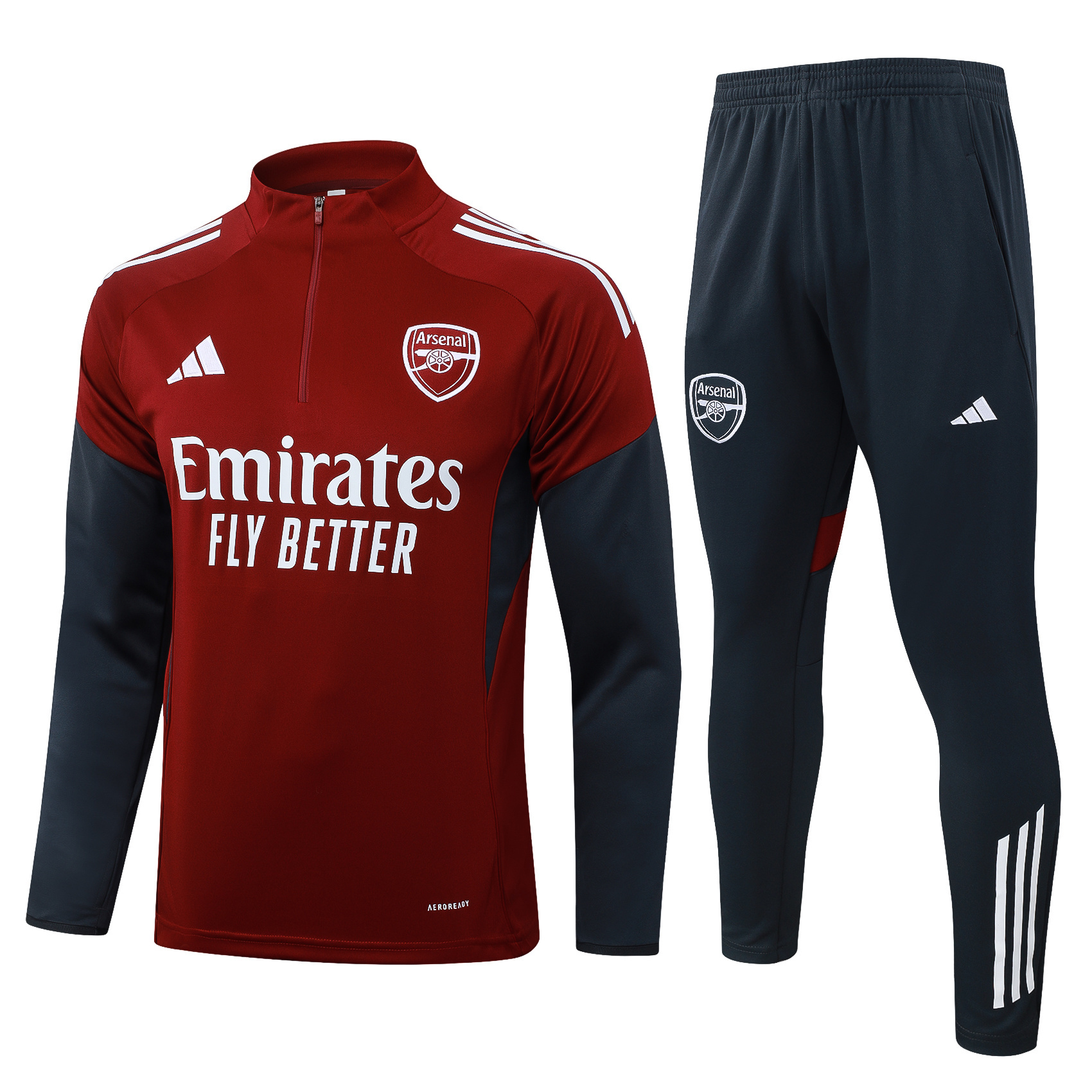 Adult / Kids 2526 Arsenal Half Zipper Training Suit B25125