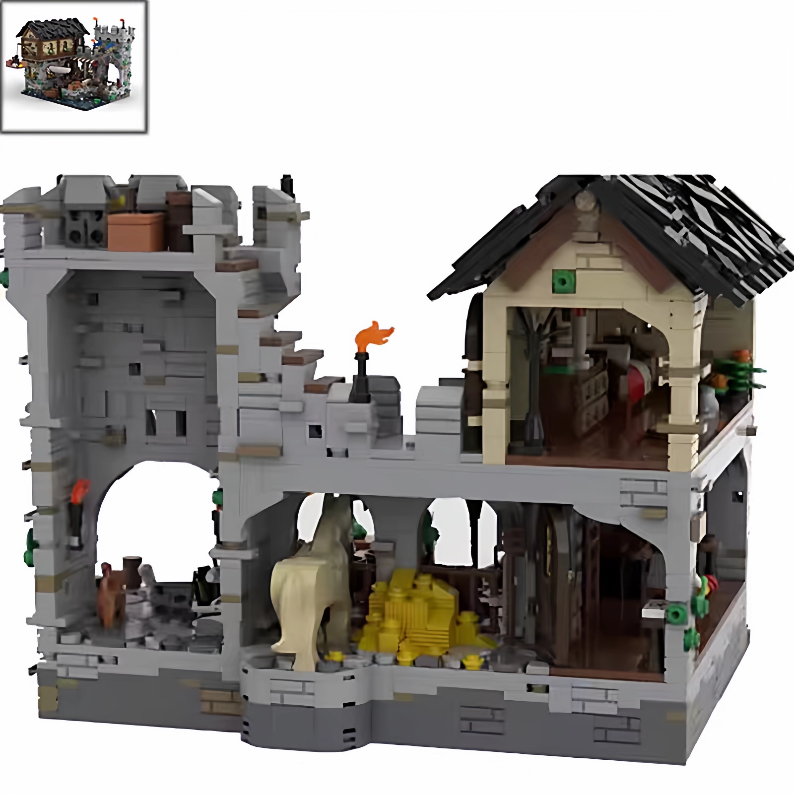 MOC 124794 - Medieval Harbor