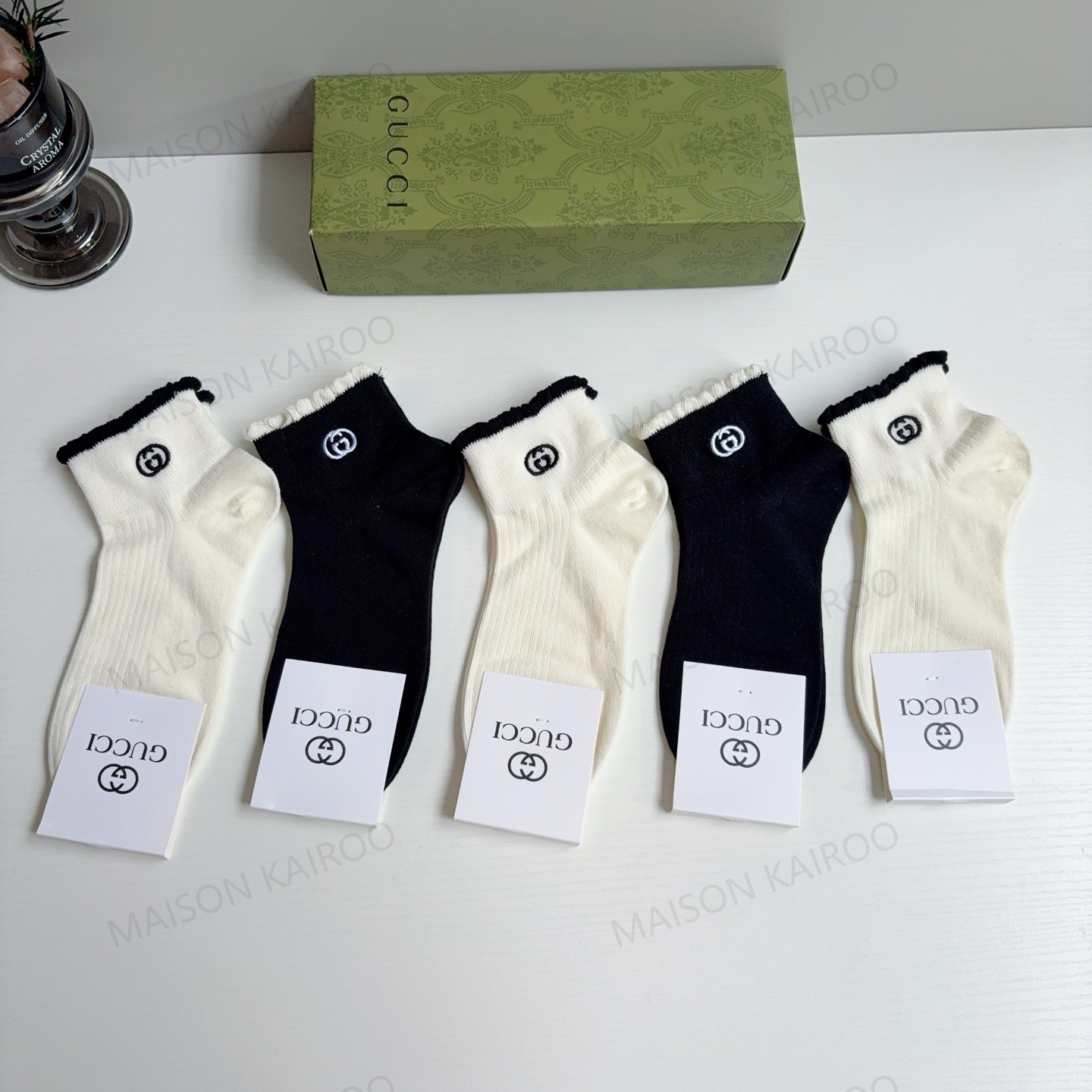 Gucci Socks 5-Pack - KAIROO