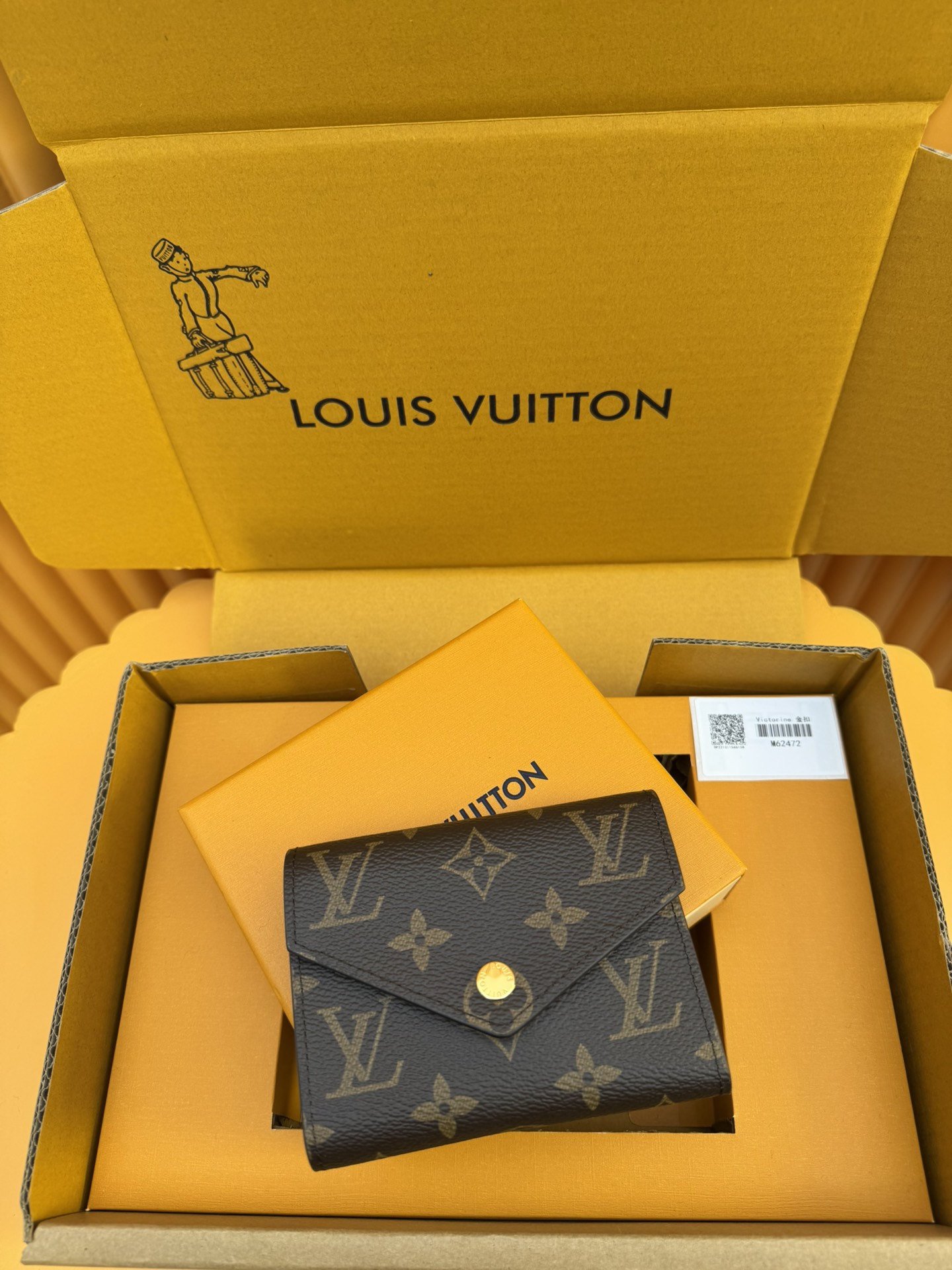 M62472 LV Victorine Wallet Monogram Canvas