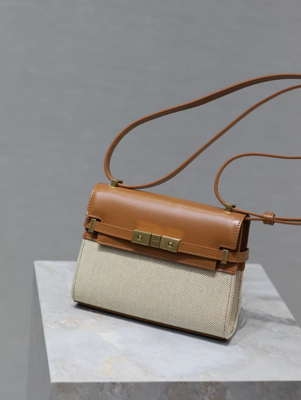 Saint Laurent YSL  canvas mini crossbody bag