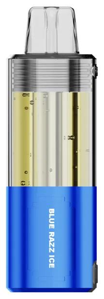 Vaba Vaba V50K replacement pod - Blue Razz Ice on white background