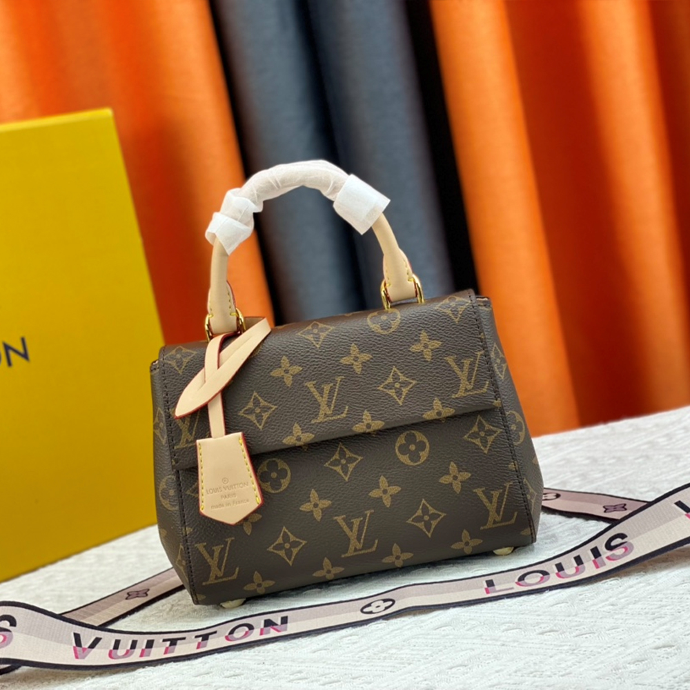 Louis Vuitton LV Cluny Leather Shoulder Crossbody Bag M46055&M46054