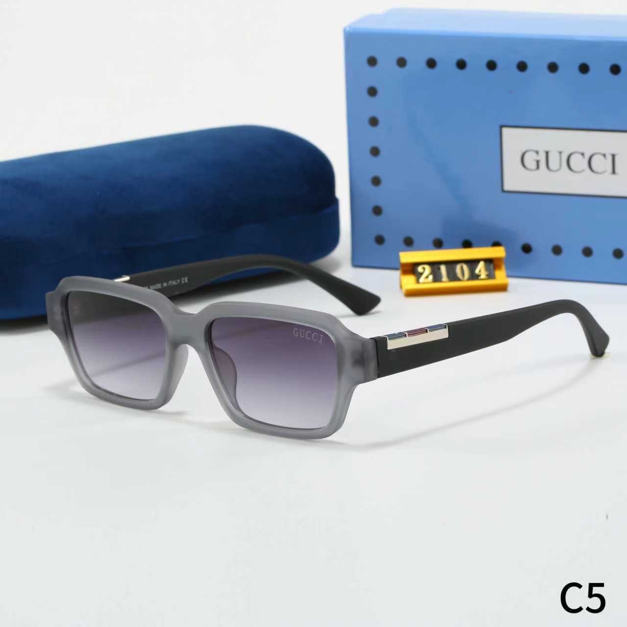Gucci Slim Rectangular Sunglasses Top quality - KAIROO