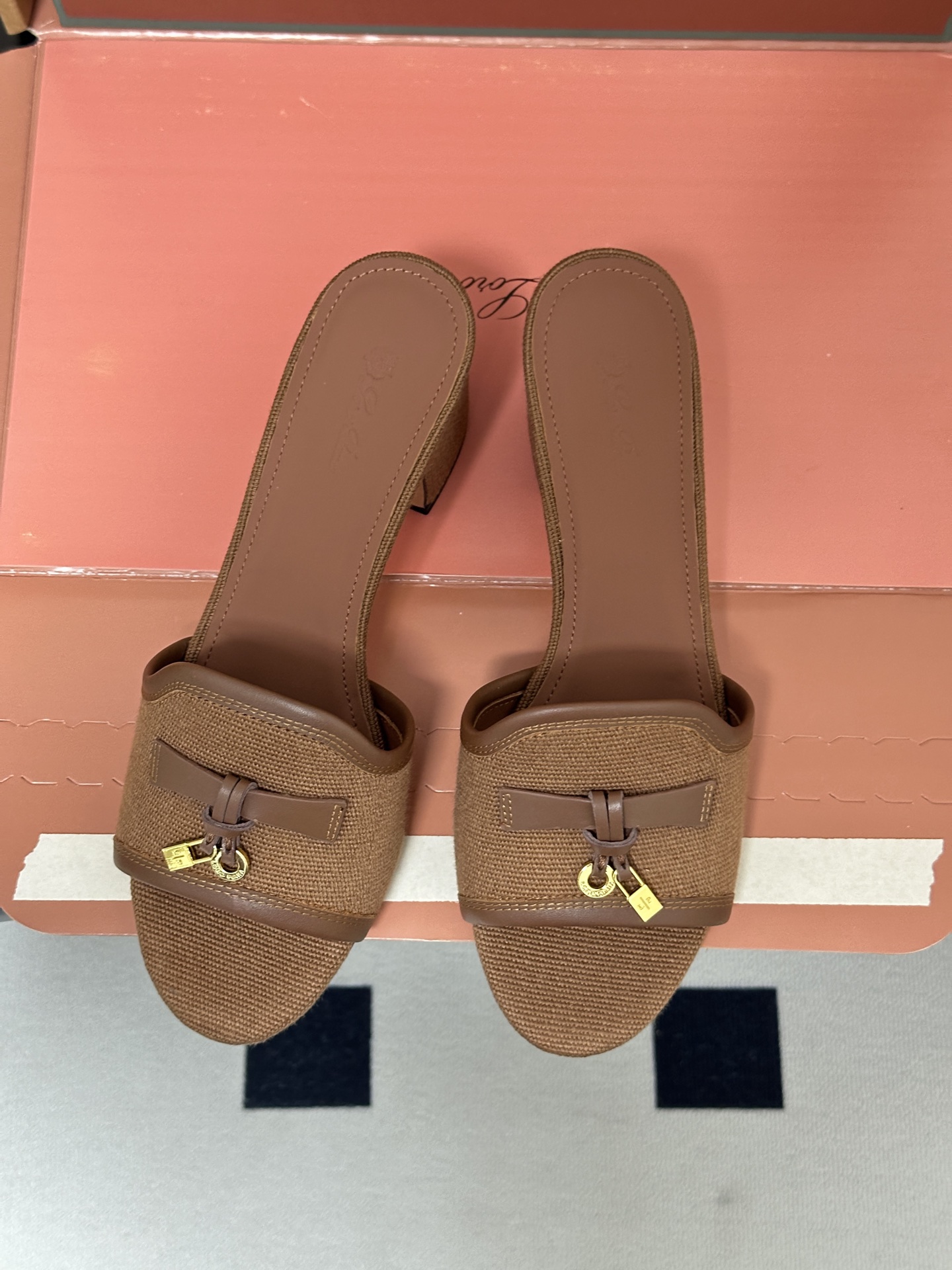 Loro Piana Women's Suede Heeled Slides