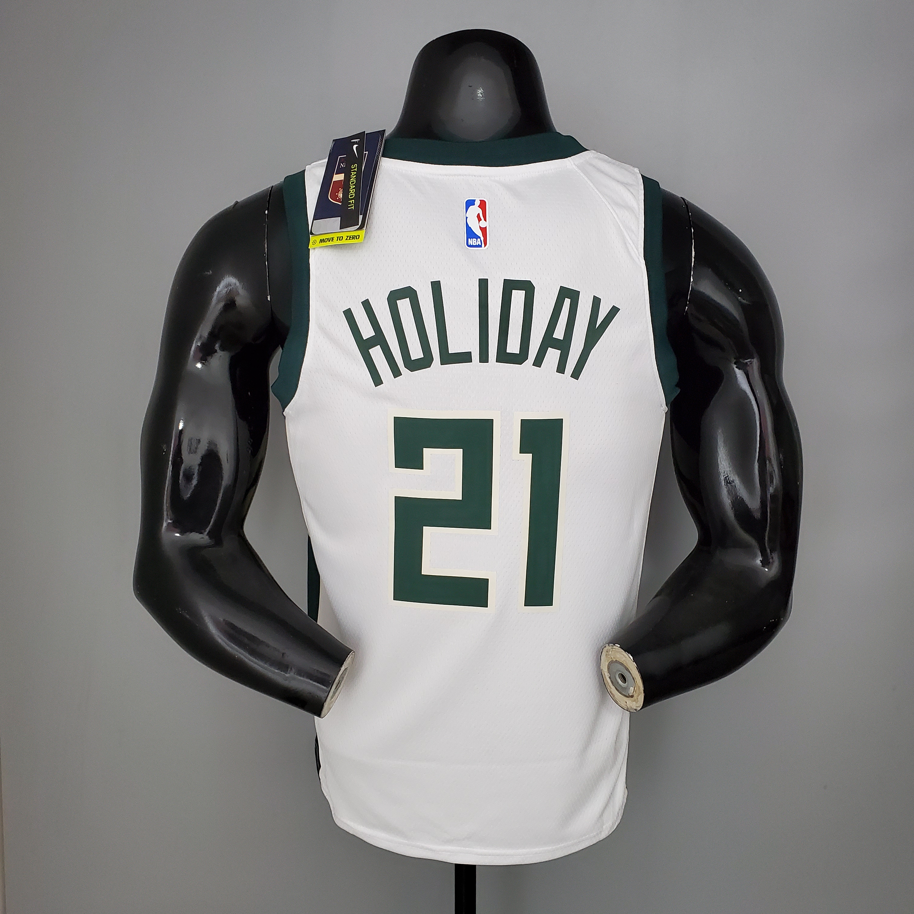 Jrue Holiday Milwaukee Bucks Swingman Jersey White