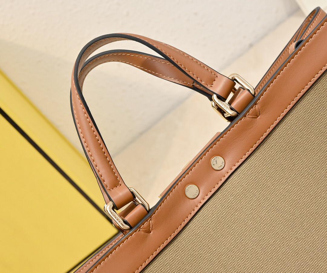 Fendi X-tote Classic monogram handbag