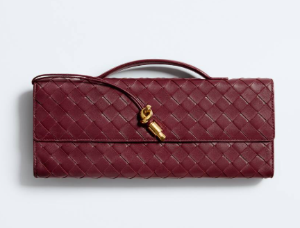 Bottega Barolo Andiamo Clutch Intrecciato leather