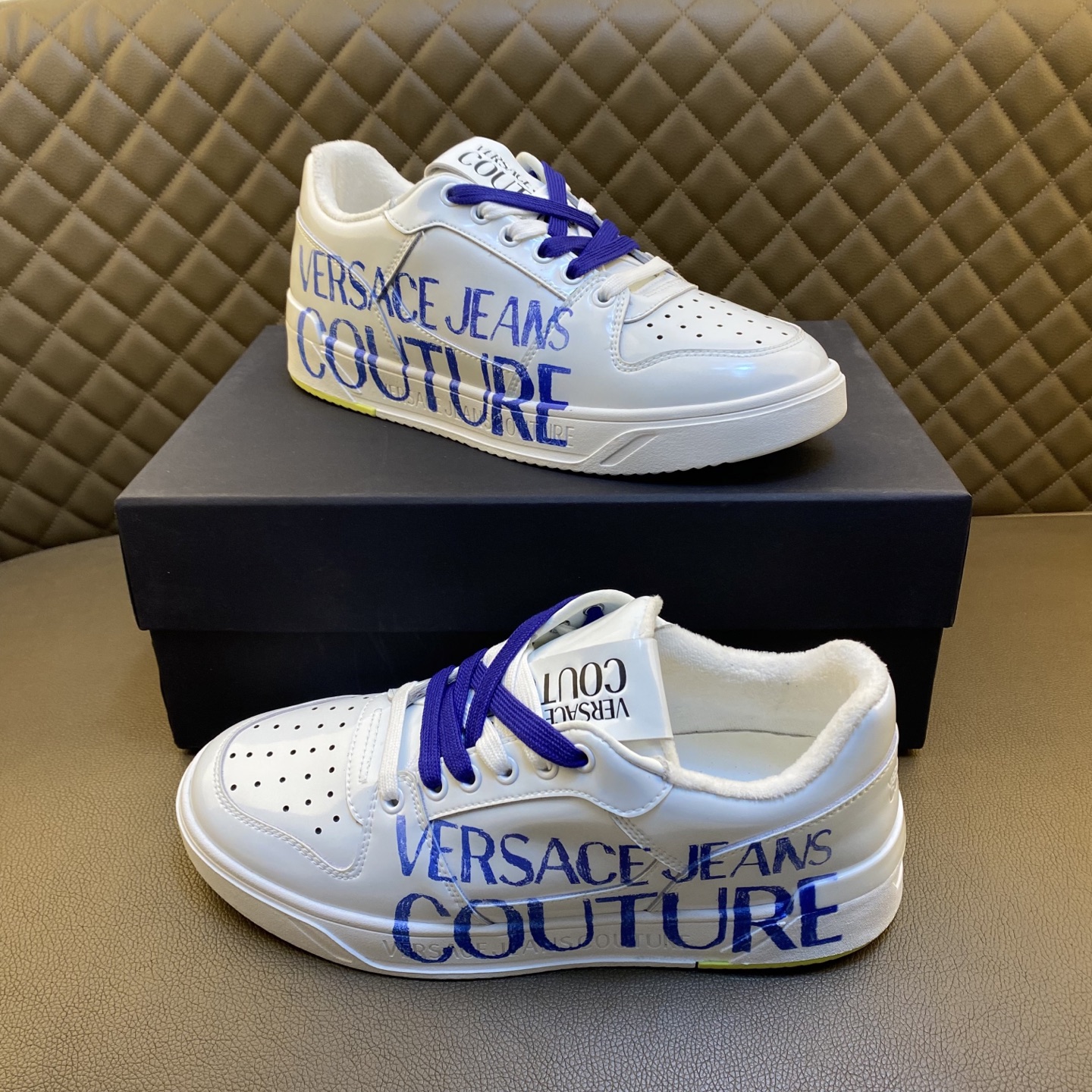 Versace Odissea Men's Leather Sneaker