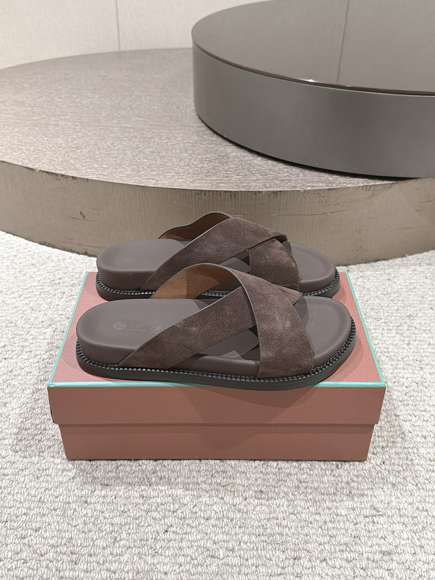 Loro Piana Men's Suede Sandal