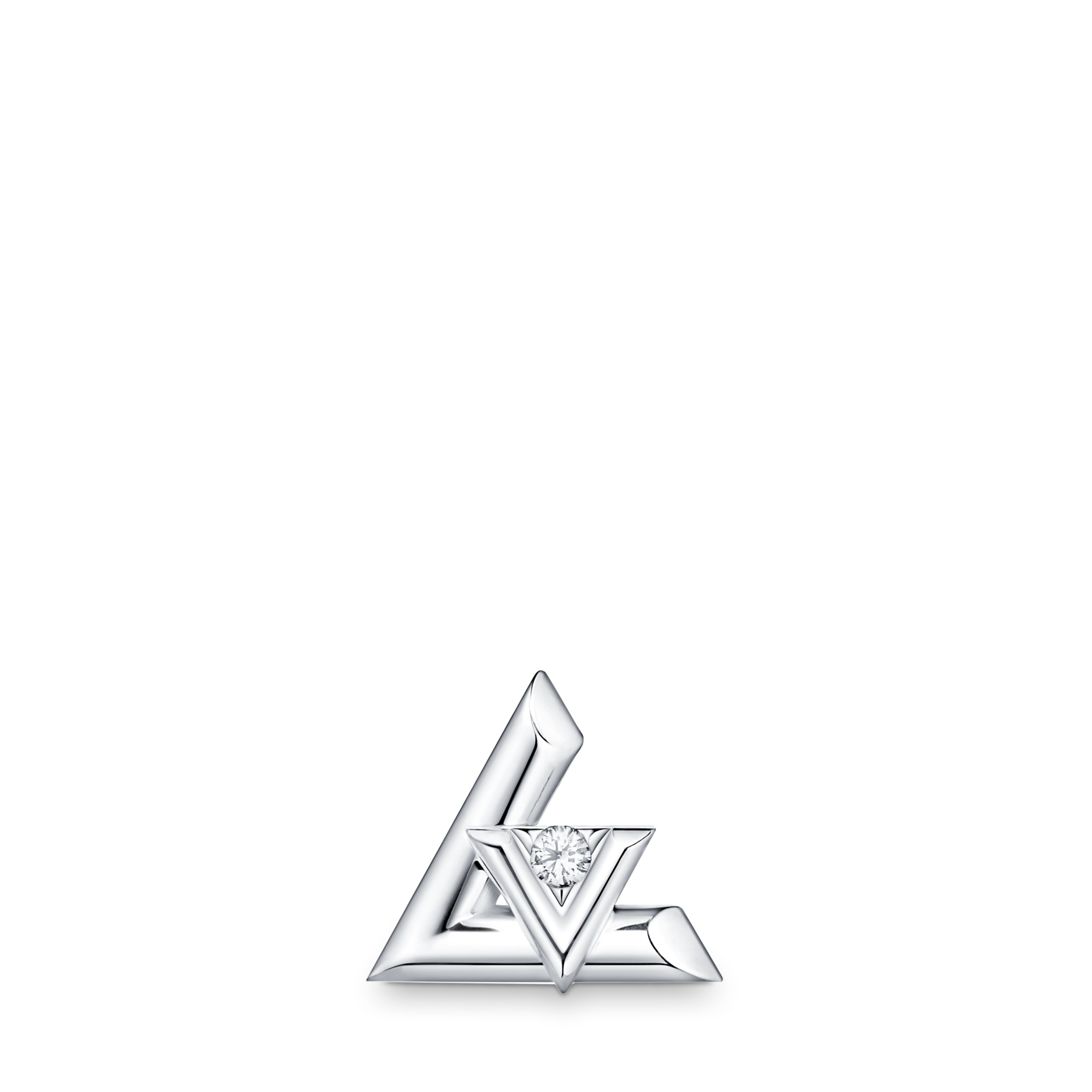 ピアス LV ヴォルト ワン(ホワイトゴールド×ダイヤモンド) 単品