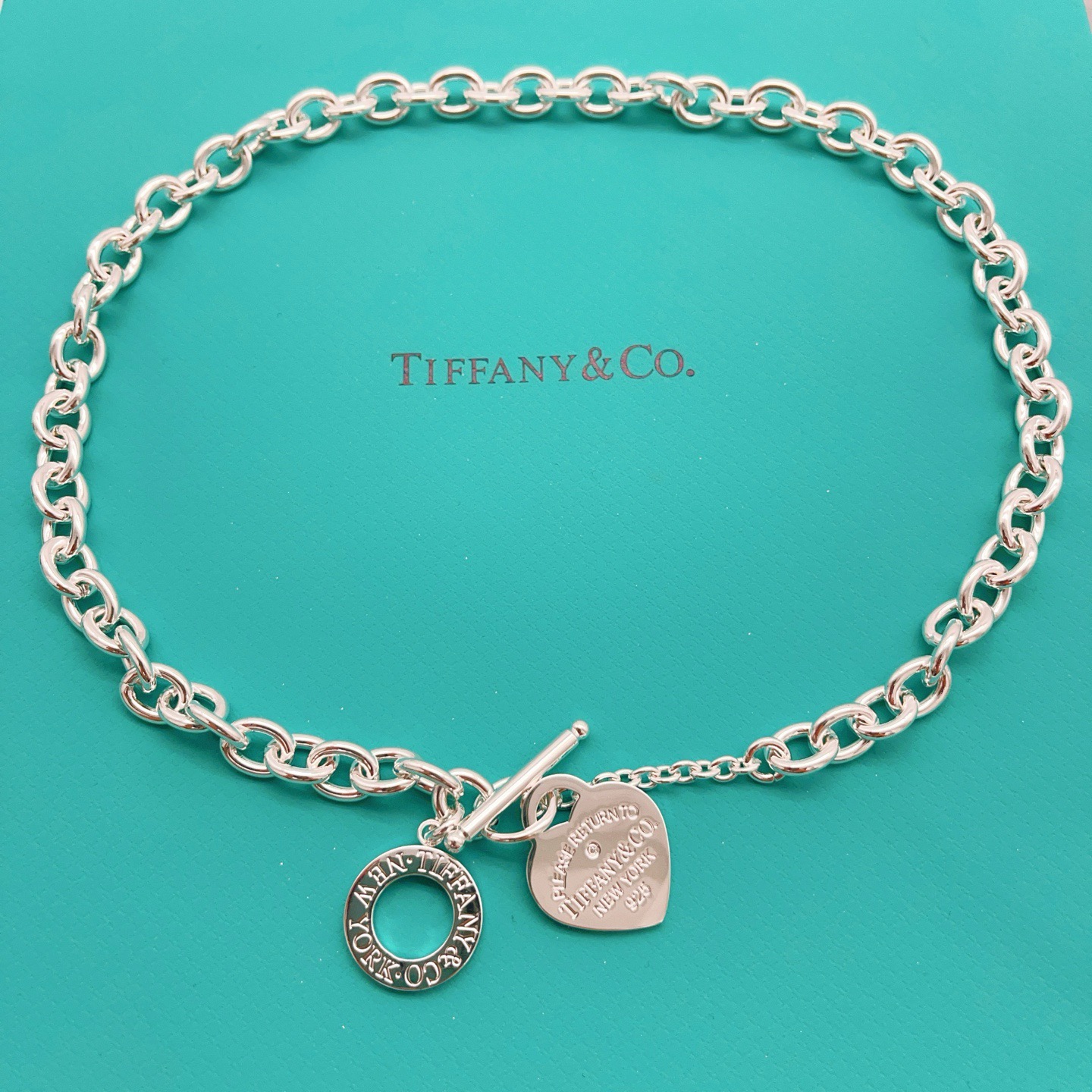 Tiffany Heart Toggle Necklace