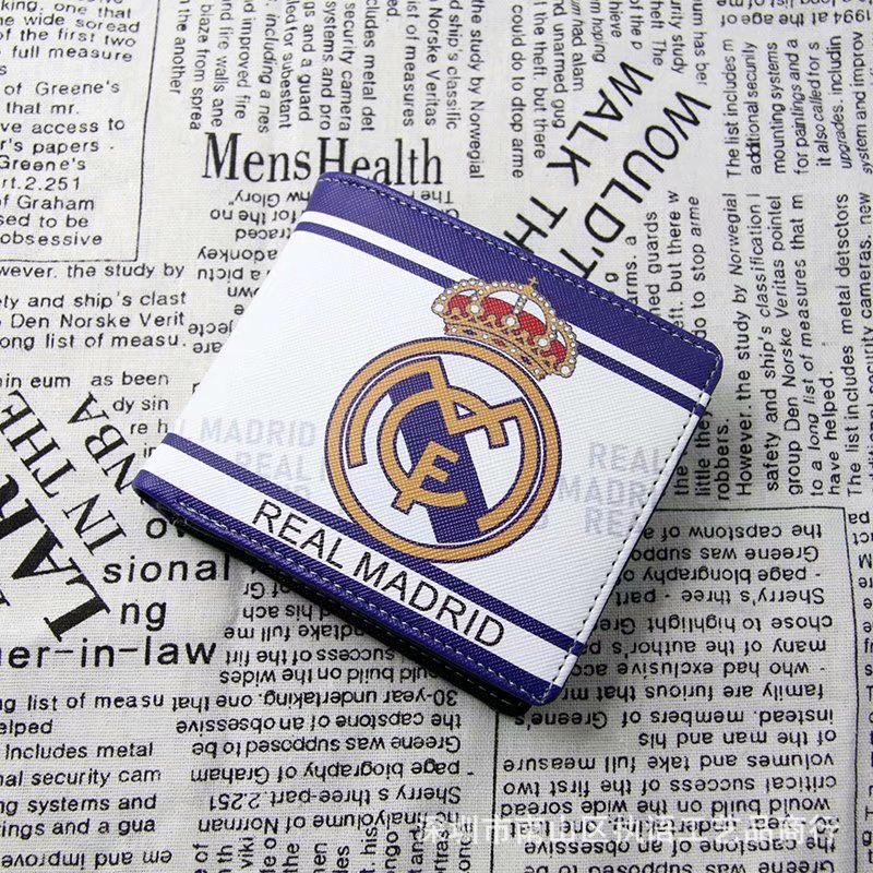 Real Madrid, Barcelona, Manchester City, Liverpool Club Wallet Football Gift