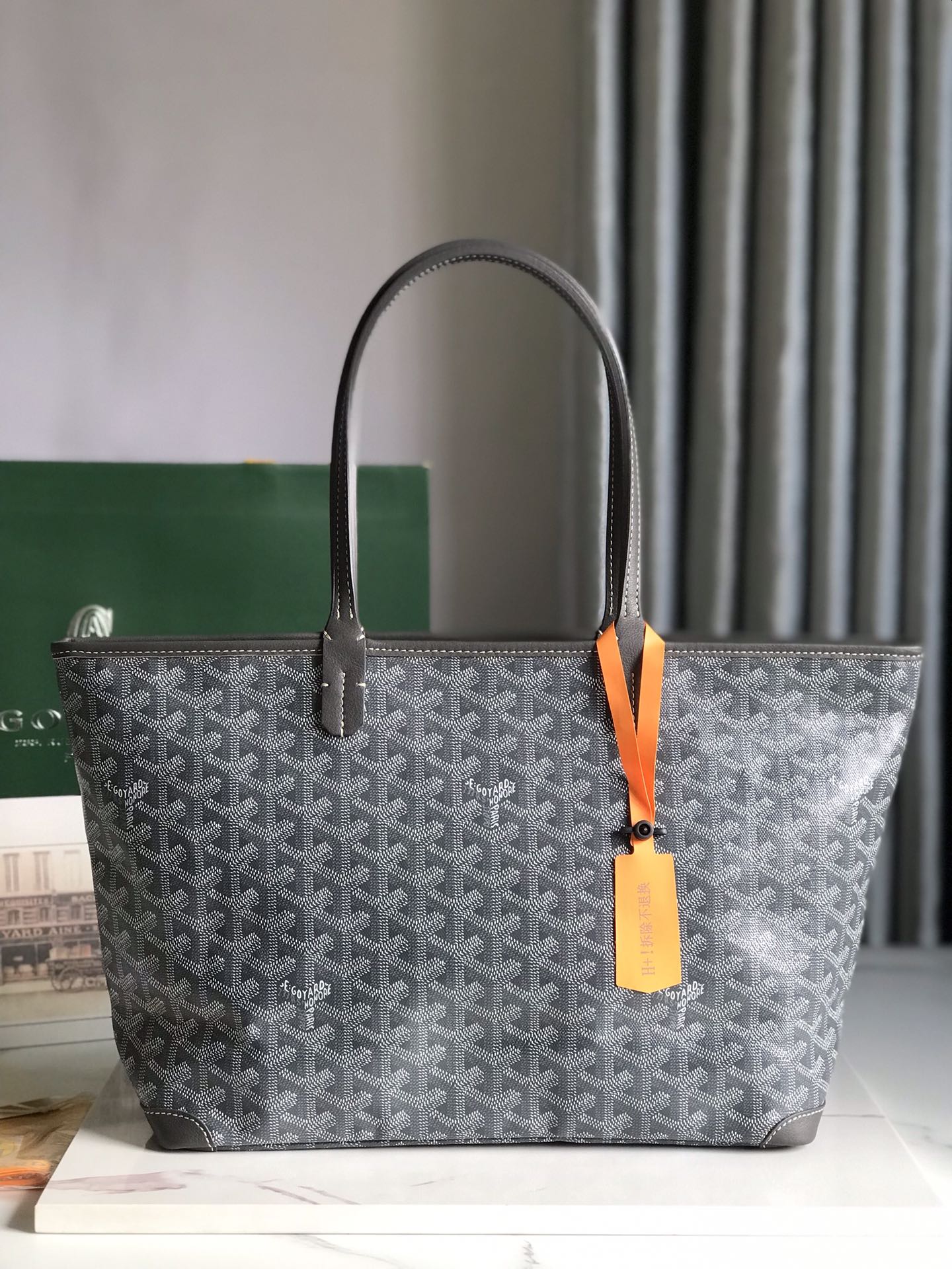 Goyard Saint Louis Artois PM Bag in Grey
