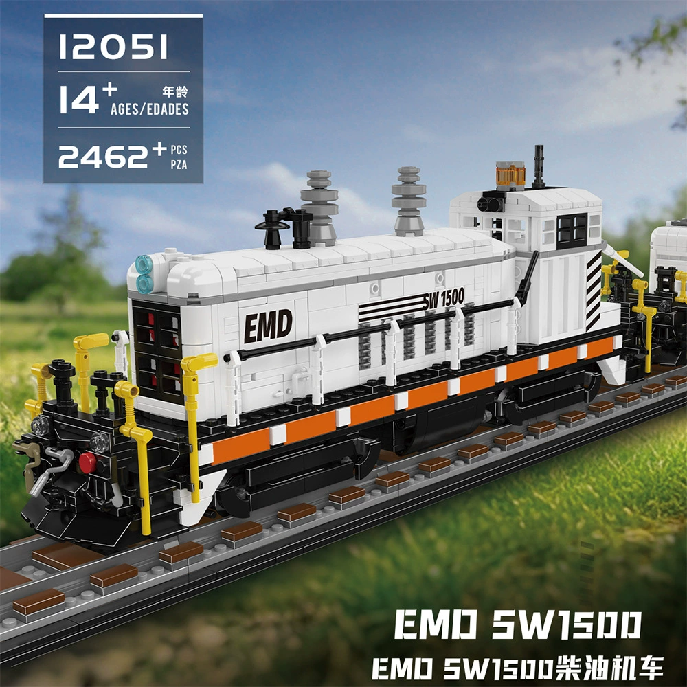 MOULD KING 12051 - EMO SW1500 Diesel Locomotive