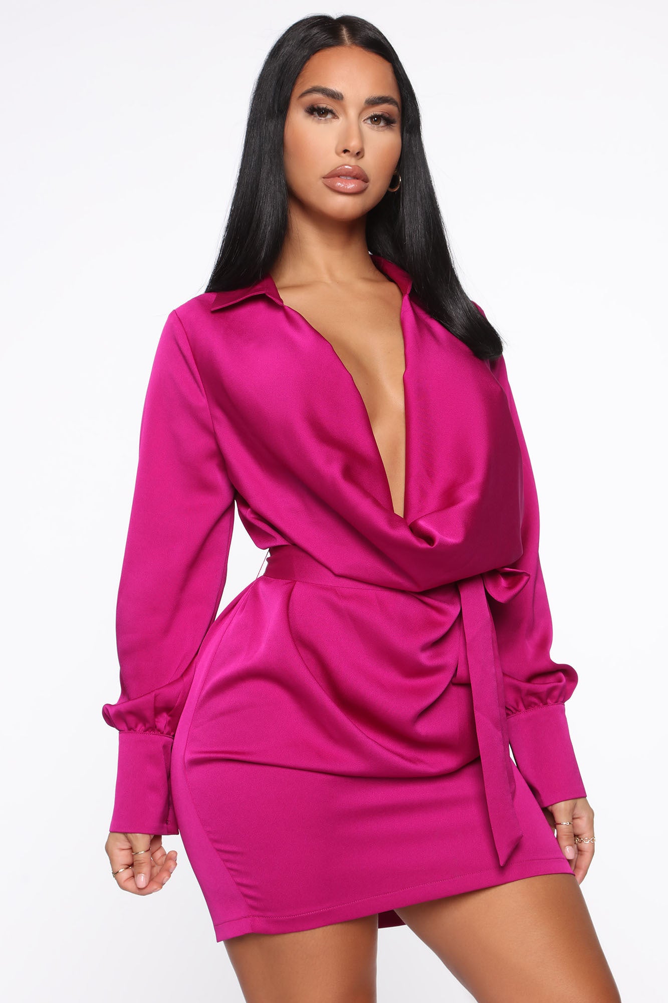 I'm The One Mini Dress - Magenta