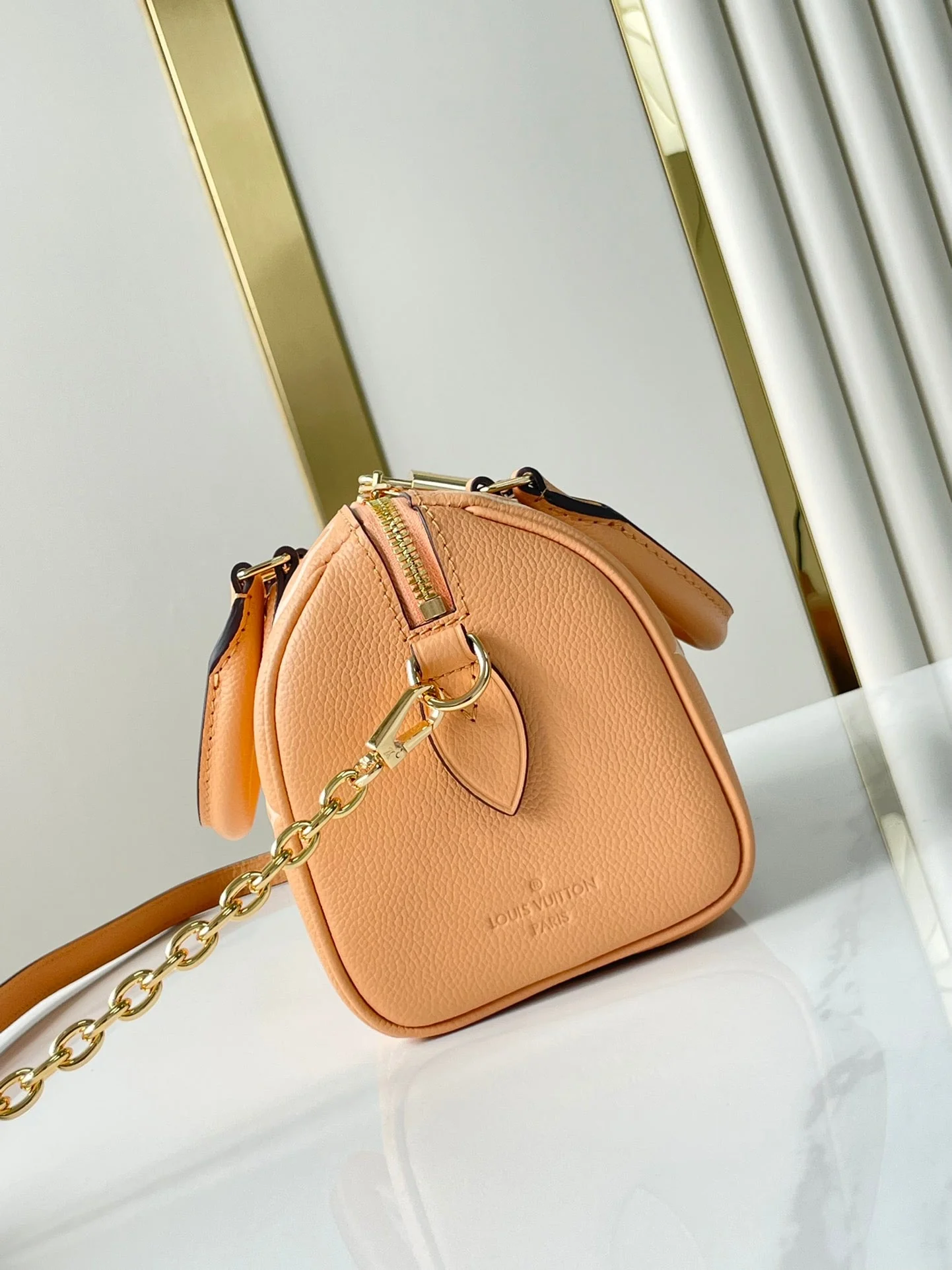 Louis Vuitton LV SPEEDY BANDOULIÈRE 20 IN ARIZONA CREAM MONOGRAM EMPREINTE LEATHER