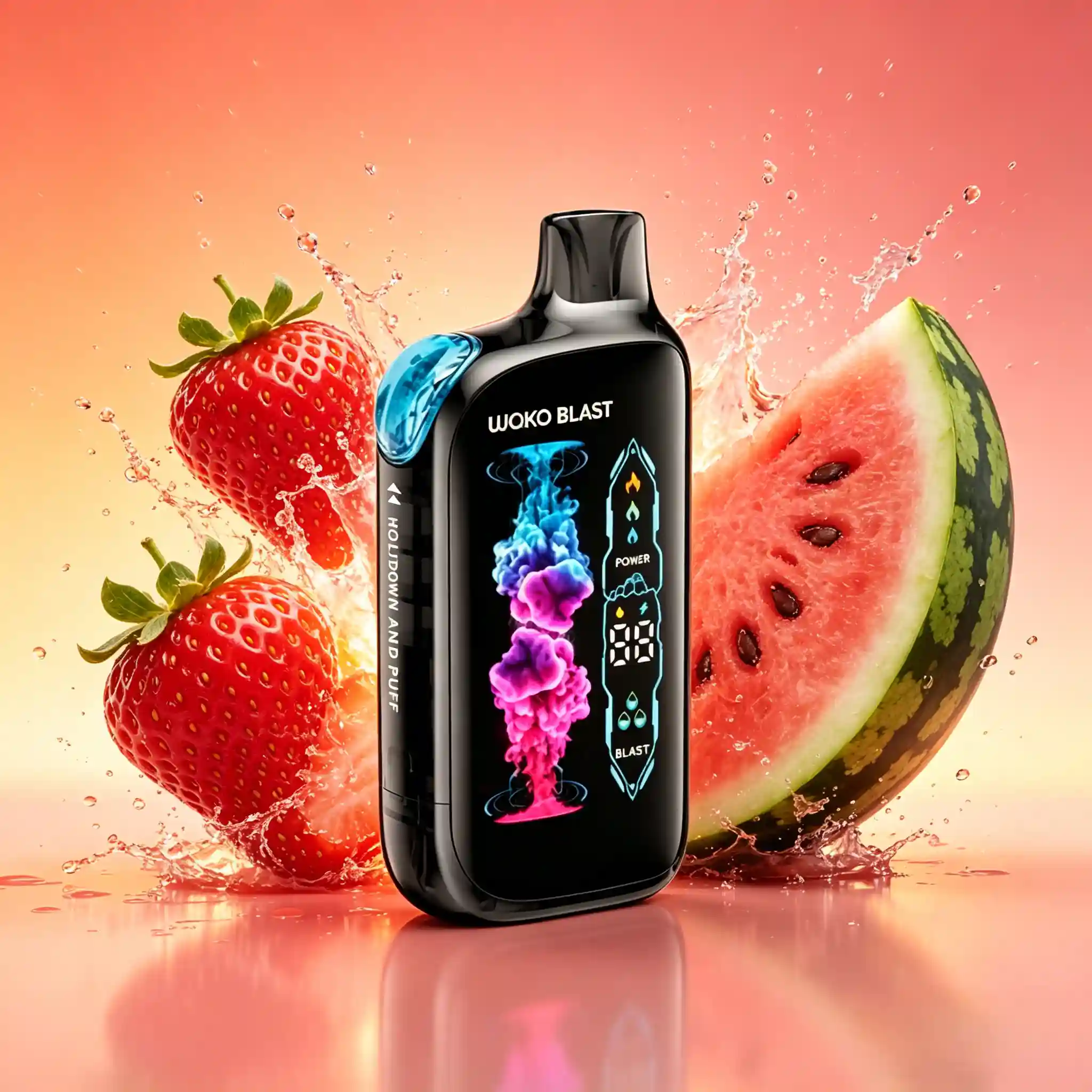 WAKA Blast 45K Disposable Vape – Strawbery Watemlon Ice Mix - Vaba Vape-Shop