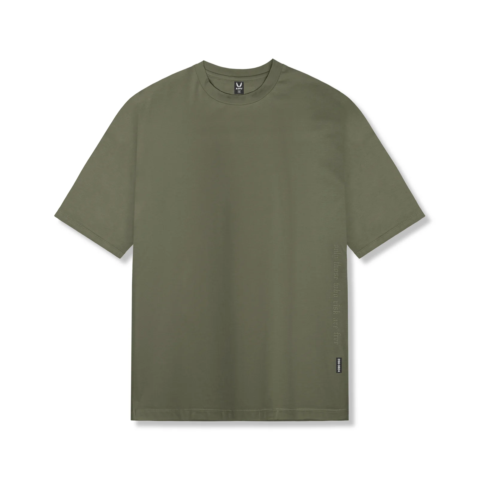 0824. Supima Oversized Tee - Olive