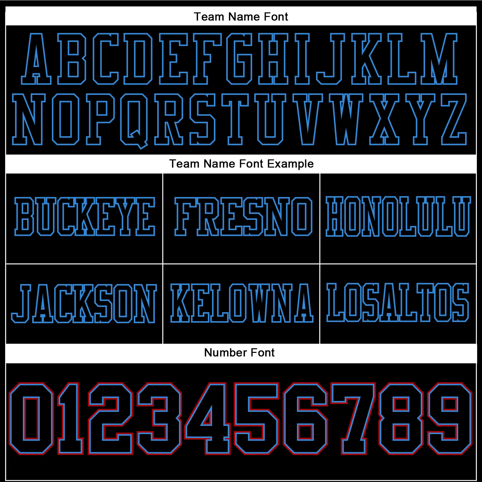 Custom Black Powder Blue-Red Authentic Football Jersey