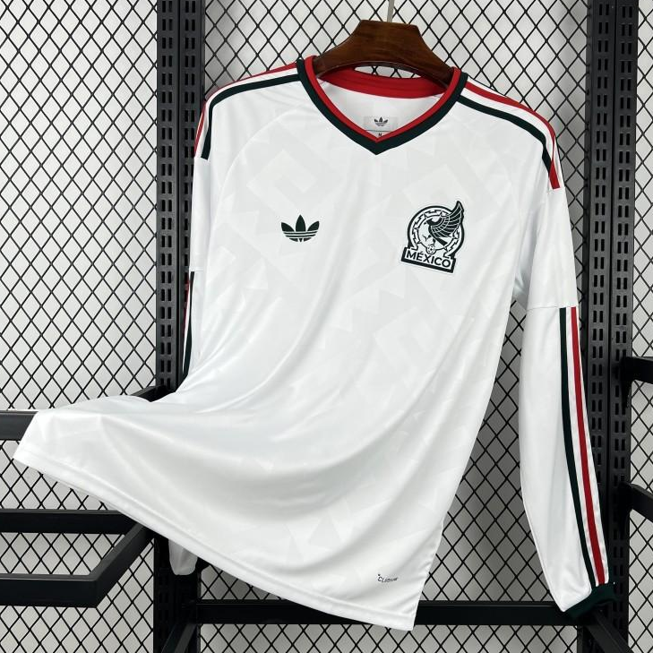 2026 Mens Mexico World Cup Away Long Sleeve Jersey S-4XL