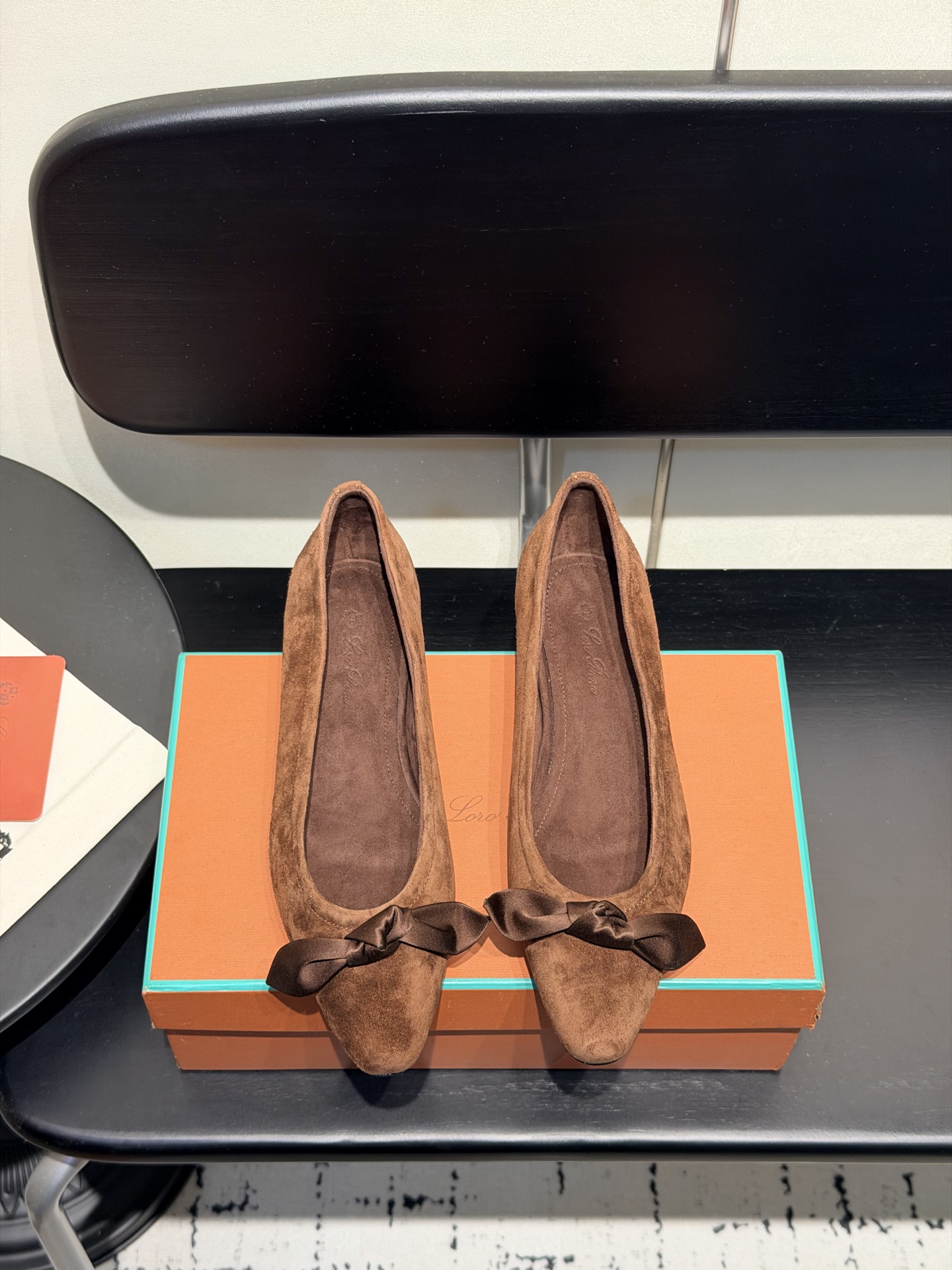 Loro Piana 2026 Bow Ballet Flats
