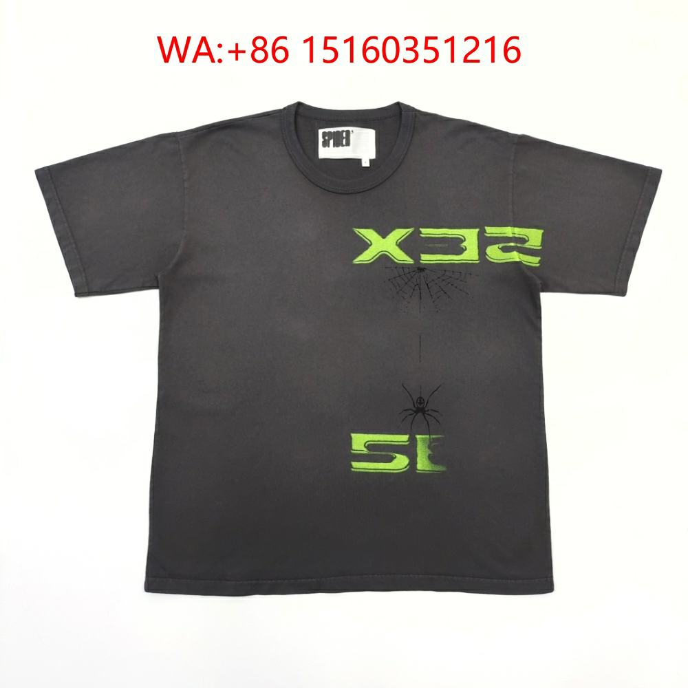 1:1 SP5DER WORLDWIDE T-shirt 01 Collection for men, Streetwear tee