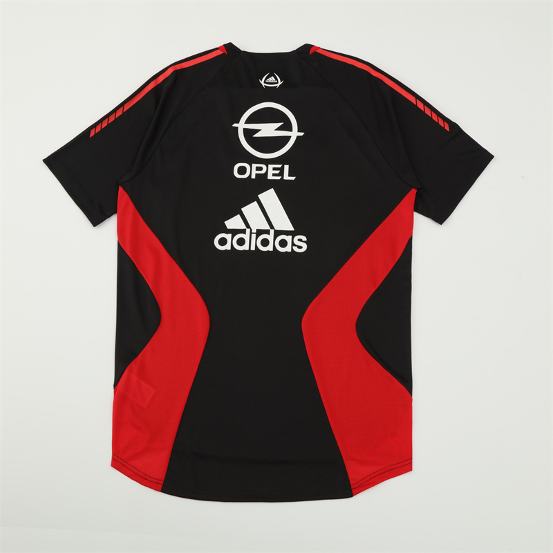 2005/06 AC Milan Retro Short Sleeves Training Jersey - Black