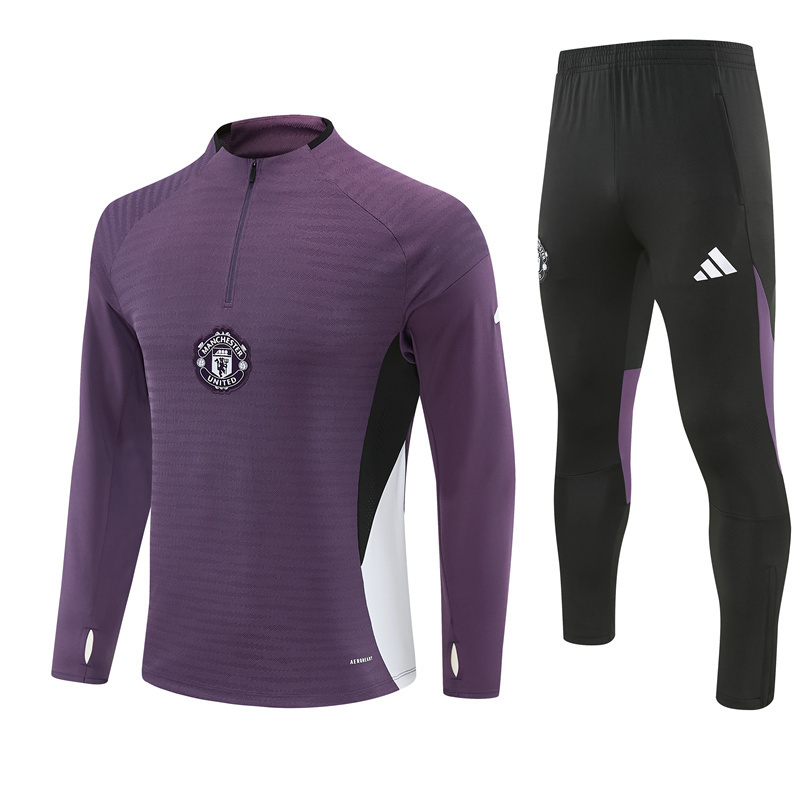Man United Half Zipper Taining Suit