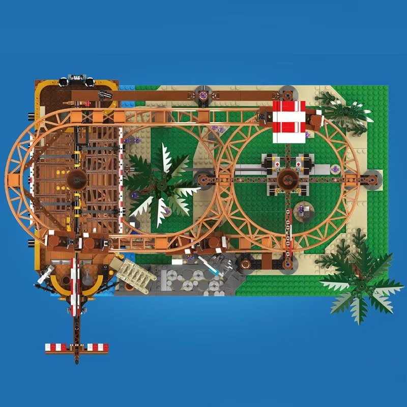 MOULD KING 11013 – Double Helix Roller Coaster